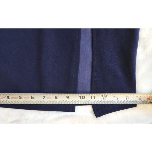 NEW Bodycon Midi Party Dress Ruffle One Shoulder Sleeveless Slit Leg Size Medium - Picture 9 of 10